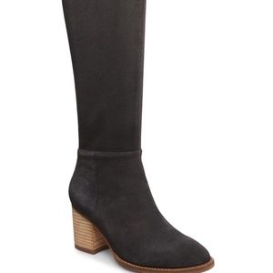 NEW GREY BLONDO NADA HIGH TALL BOOTS WATERPROOF